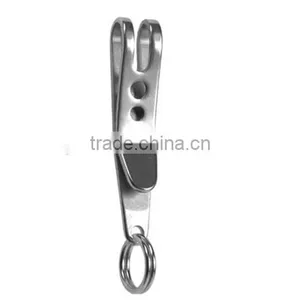 EDC Bag Suspension Clip With Key Ring Carabiner Stainless Steel Outdoor Quicklink Tool thumbnail-1