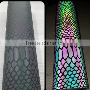 Colorful PU Coated Reflective Leather With Non-woven for Shoes thumbnail-6