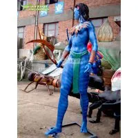 Amusement Park Decoration Life Size Fiberglass Statue of Avatar thumbnail-3
