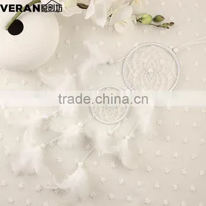 Handmade Dream Catcher Home Wedding Decorations Feather Crafts Pendant Gift thumbnail-2