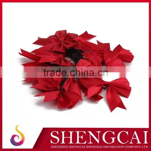 Red Polyester Satin Ribbon Bow for Sale thumbnail-1