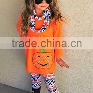 Halloween Holiday Pumpkin Wholesale Children Clothes thumbnail-3