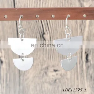 Moon Earring Geometric Earrings Half Circle Earrings thumbnail-1