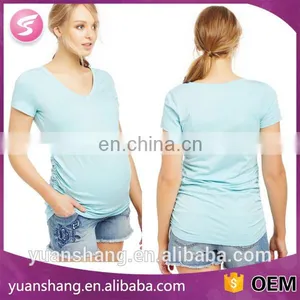 New Arrival Maternity Pregnancy Clothing Tee Shirt for Pregnant Women thumbnail-1