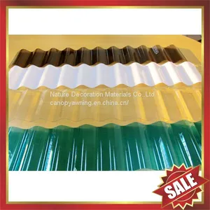 Corrugated pc Sheeting,polycarbonate Corrugated Sheeting,roofing Corrugated Sheet-great Greenhouse and Building Cover! thumbnail-1