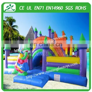 Commercial Inflatable Mouse Jumping Castle Slide Combo From Running Fun thumbnail-1