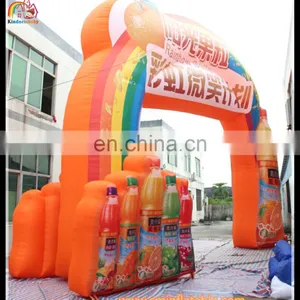 Inflatable Juice Bottle Arch,inflatable Arch With Rainbow&juice Bottle for Advertising thumbnail-1