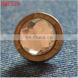 Custom Artificial Diamonds Jeans Button Supplier in China thumbnail-1