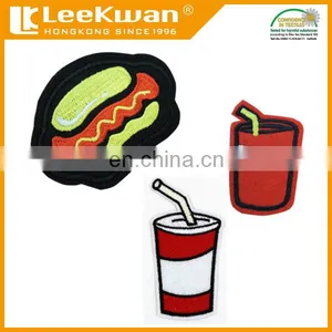 Hotdog Patch or Cola Patch - Iron on Patch or Sticky Patch/ Embellishments Embroidery Patch thumbnail-1