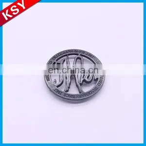 Hot Sale Best Price Zinc Alloy Clothing Tag Sewing Metal Embroidery Leather Label thumbnail-2