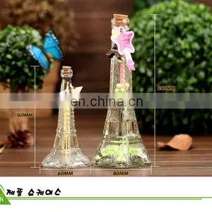Eiffel Tower Wishing Glass Bottle Light Cork Led Eiffel Tower Shaped Wishing Bottle thumbnail-4