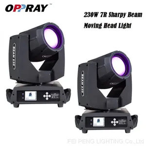 OPPRAY 230W 7R Sharpy Beam Moving Head Light With Dual Gobo Dual Prism DMX 512 DJ Requitment thumbnail-1