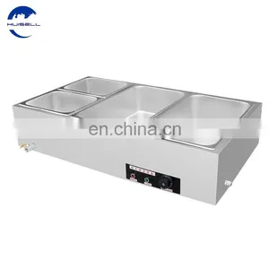 8- Pans Hot Food Display Food Warmer CommercialBainMariefood Warmer Steam Table thumbnail-2