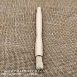 Wooden Kitchen and BBQ Sauce Brushes, Made of Chinese Cherry and Pig Hair thumbnail-1