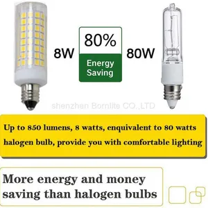 Amazon Hot Sell Bulb Ligth Crystal Lamp Table Lamp Dimmable Bulb JD E11 Mini Candelabra Light thumbnail-2