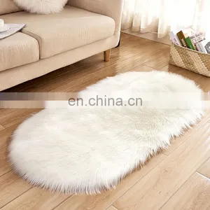 Luxury and Soft Wholesale Faux Fur Wool Rug Carpet for Floor Cover thumbnail-1