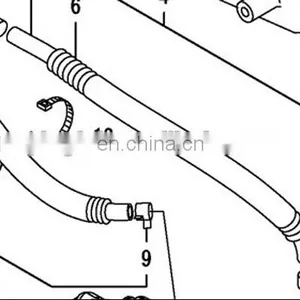 Diesel Engine Parts 4TNV84 Fuel Pipe Assy 129981-59010 thumbnail-1