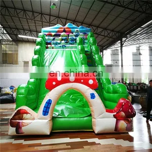 Factory Price Children Outdoor Playground Equipment Inflatable Bouncer With Large Slide For Sale thumbnail-4