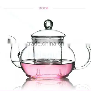 Glass Teapot 800ML Double-walled,High Temperature Resistant thumbnail-1
