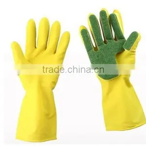 35cm, 40 Gram, Yellow Rubber Household Gloves thumbnail-6