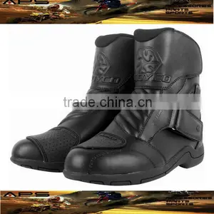 Motorcycle Racing Boots Motorcross Racing Shoes Leather Waterproof Boots thumbnail-1
