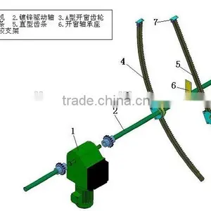 Greenhouse Window Open Rack and Pinion thumbnail-5