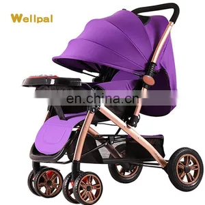 Automatic Baby Car Seat and Stroller Set Leather thumbnail-4