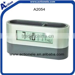 Promotional Digital Desk Penholder Clock thumbnail-1