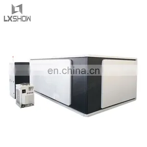 Protective Cover / Enclosed Metal Sheet Fiber Laser Cutting Machine 1530 1000W 1500W 2000W Metal Plates Fiber Laser Cutter thumbnail-3