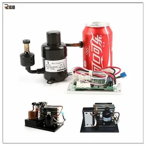 12V 24V 48V R134A Mini Small Compressor For Miniature Refrigeration & Freezer System thumbnail-3