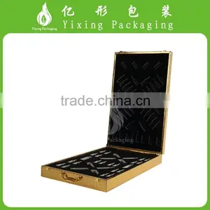 Highquality Handmade Gold Pu Leather Box Manufacturer in Guangzhou thumbnail-3