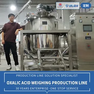 Stainless Steel Vacuum Mixing Emulsifying Tank - Daily Chemical Shampoo Shower Gel Laundry Detergent Liquid Soap Manufacturing Stirring Equipment thumbnail-2