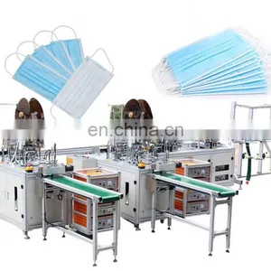 Henan Runxiang Disposable Face Mask Machine With Ear Loop 3ply Mask Making Machine Nonwoven Masks Machine thumbnail-1