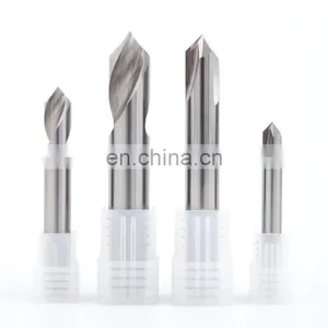 Two Edge Fixed Point Drill Chamfering Knife 90 Degrees M35 Multipurpose Carbide Drill Bit thumbnail-3