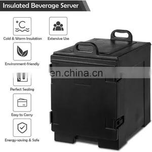 Loading Insulated Food Pan Carrier Full-size Pan Food-grade LL DPE Material Portable Food Warmer With Fastener Polyurethane Foam thumbnail-5