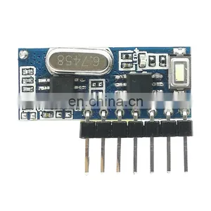433RF Receiving Module 4-channel High-level Signal Learning Decoding Receiving Circuit Board thumbnail-5