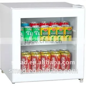 High Quality Glass Door Mini Refrigerator With CE Certificate thumbnail-1