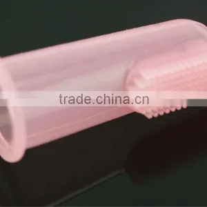 Very Flexible and Soft Finger Toothbrush For Baby thumbnail-1