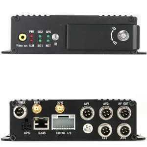 4 CH 1080P Dual SD Card GPS 4G WiFi Mdvr 4 CH CCTV Vehicle System Truck Mdvr thumbnail-1