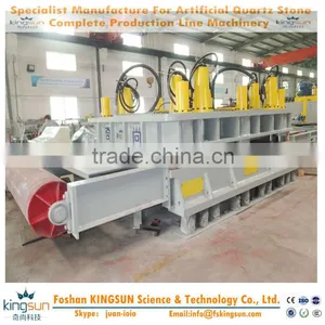KINGSUN Best Selling Man-made Stone Manufacturing Equipment/600 M2/ 8 Hours Machines for Making Man-made Quartz Slab thumbnail-1