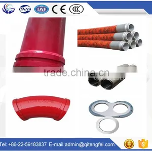 Concrete Pump Parts, Schwing DN125*90D Fitting Bend Pipe thumbnail-6