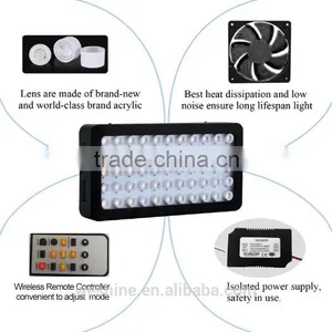 2016 Professional Factory Price LED Marine Saltwater Fish Tank Aquarium Lighting Remote Controller 165w LED Aquarium Light thumbnail-4