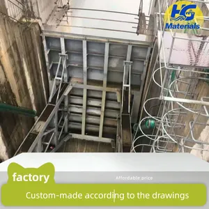 Cast Iron Sluice Gate, Curved Cast Iron Sluice Gate, Source Manufacturer for Hydraulic Engineering Construction, Available in Various Specifications thumbnail-1