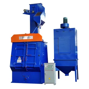 Tracked Shot Blasting Cleaning Machine With Automatic Feeding and Discharging, PLC One-Key Start Control thumbnail-3