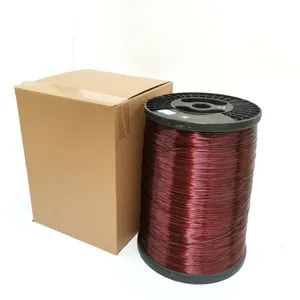 Aluminum Wire Factory Price AWG 10 Enameled Winding Round Circular Wire Class 180 and Class 200 Philippines thumbnail-4