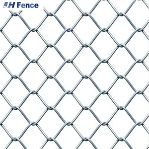 Chain Link Diamond Fence Sustainable 1.8mm - 3.0mm Diameter Garden Chain Link Fence Used for Galvanised Steel Fencing thumbnail-2