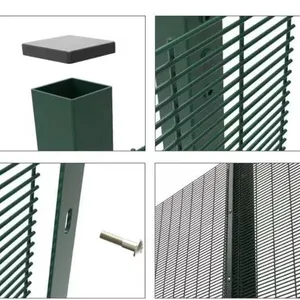 Welded Mesh Fence Panel With Anti-Climb Design for High-Security Perimeter Protection thumbnail-3