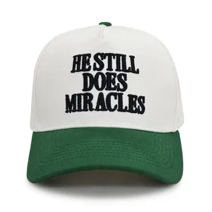 Premium Quality Baseball Hat High-end 5 Panels Custom Baseball Caps Multiple Colors Thick 100% Cotton Custom Sport Cap With Your Logo thumbnail-3