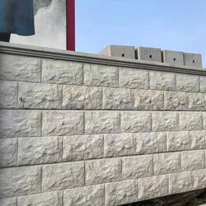 New - Type Prefabricated Cement Fence Panel Equipment With Advanced Technology, Sturdy and Anti - Corrosion Solid Blocks, Corrosion - Resistant, Directly From the Manufacturer thumbnail-2