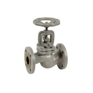 High Quality DIN Standard GG25 Flange End PN16 Cast Iron Bellows Seal Globe Valve Price thumbnail-3